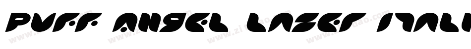 Puff Angel Laser Italic字体转换